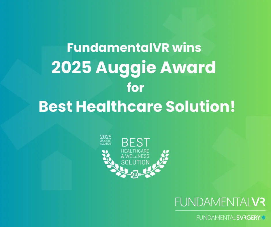 fundamental XR Wins Best Healthcare Solution at 2025 Auggie Awards